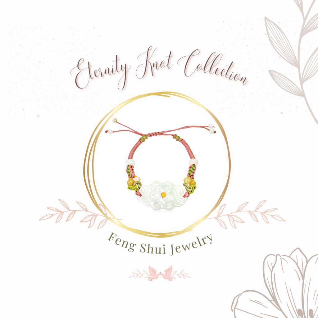 Feel A Sense Of Balance With This Unity Knot Handmade Jade Bracelet